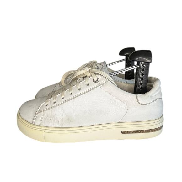Birkenstock Shoes - Womens Birkenstock Bend Low Leather Sneakers Size 6 White